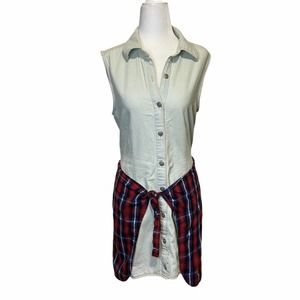 Evil Twin Grunge 90s Inspired Shirt Dress/Tunic XS